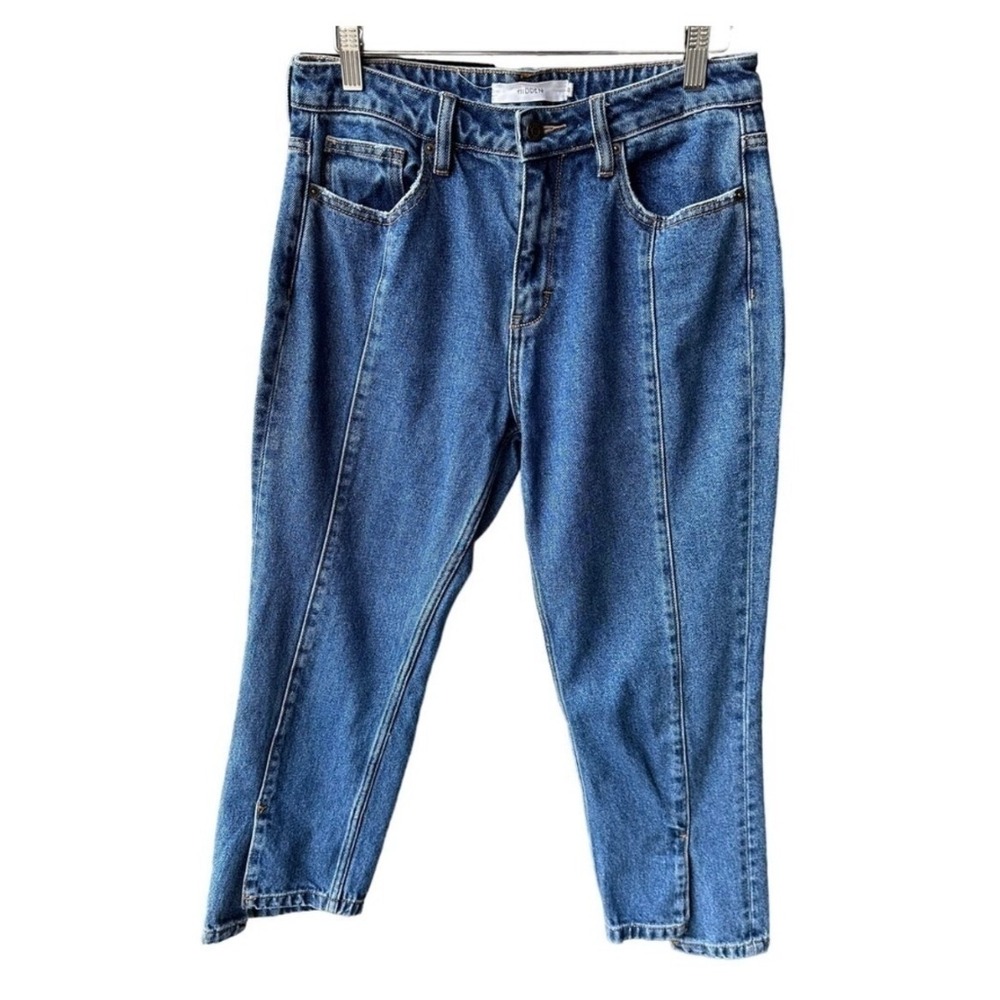 Hidden Jeans Pants Size 28 Medium Blue Wash High Rise Straight Leg Streetwear